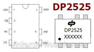 Мікросхема DP2525 СК-18() фото