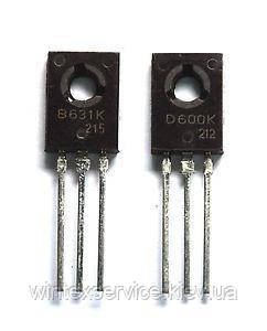 Транзисторна пара 2SB631K + 2SD600K СК-2(10) фото