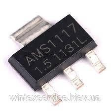 Мікросхема AMS1117-1.5 SOT223 ДК- 47 фото