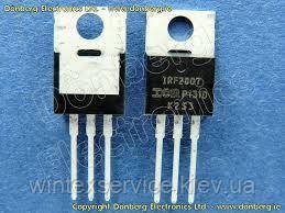 Транзистор IRF2807 82A 75V n-ch TO-220 ЖК-2/20 фото