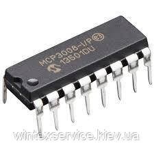 Мікроконтролер MCP3008-I/P DIP-16 СК-12(2) фото