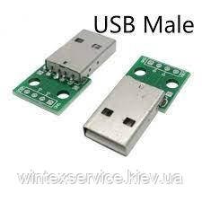 Плата- адаптер USB A-type (male) - DIP ДК-232 фото