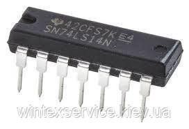 Мікросхема SN74LS14N (HD74LS14P) DIP14 ДК-217 фото