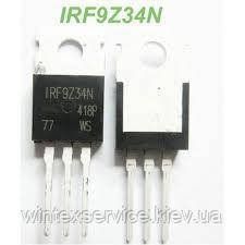 Транзистор IRF9Z34N TO-220 19A55V P-channel ДК-62 фото