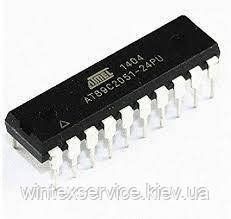 Мікроконтролер AT89C2051-24PU AT89C2051 DIP-20 СК-12(5)+ ДК-217 фото