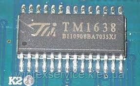 Мікросхема TM1638 so-28 СК-10(4) фото