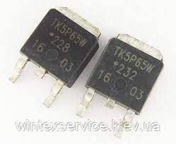 Транзистор TK5P65W n-ch TO-252 ЖК-2/29 фото