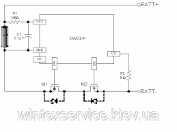 Мікросхема DW01 CK-3(5)+ДК-34 фото