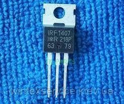 Транзистор IRF1407 75V 130A TO-220 ЖК-2/59 фото