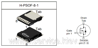 Транзистор IPLU300N04S4-R7 4N04R7 PSOF8 CK-17(7) + ЖК-2/65 фото