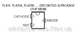 Мікросхема TL431 SOT23 ДК-57 фото