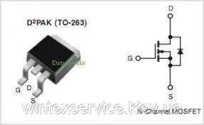 Транзистор IRF840S 8A 500V 0.85 Ohm T0-263 ДК-38 фото