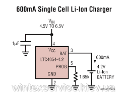 Мікросхема Ltc4054es5-4.2 Sot-23-5 CK-4(1) + ДК-187 фото