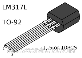 Микросхема LM317L TO-92 СК-5 (7) +ДК-64 фото